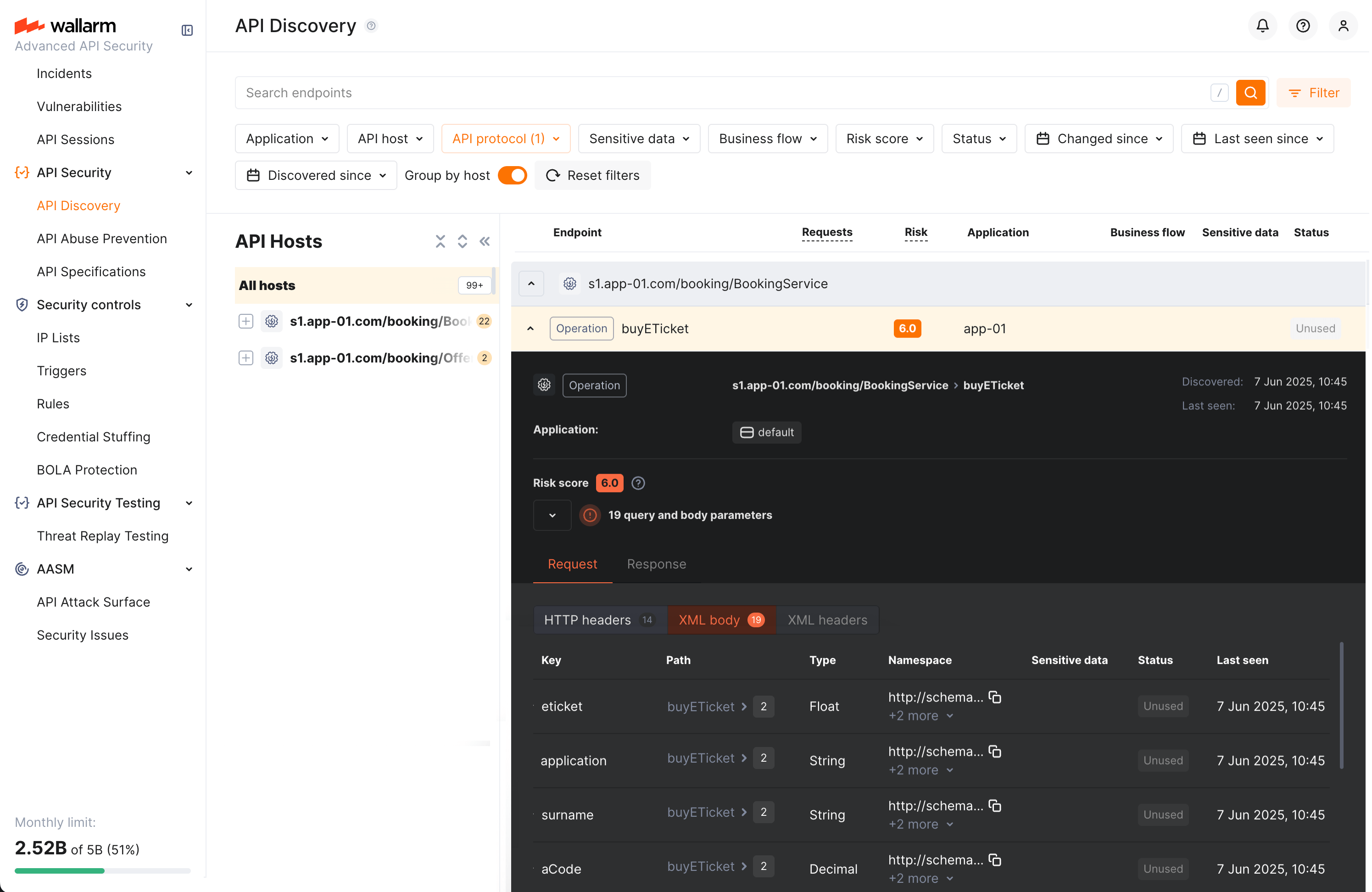 API Discovery - SOAP operation details